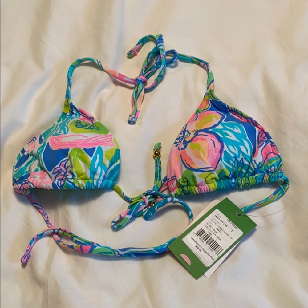 Lilly Pulitzer string bikini top